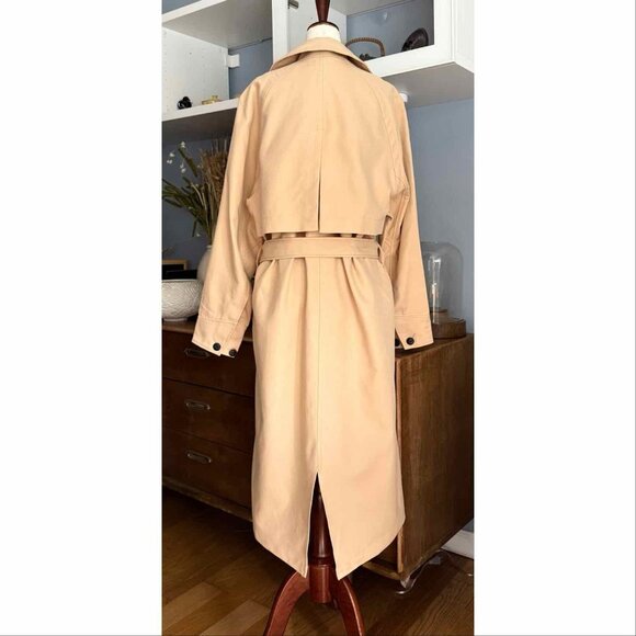 Rag & Bone Classic Cotton Trench Coat Khaki Size M - Picture 5 of 14